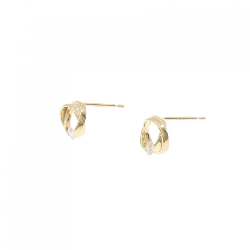 K18YG Bông tai kim cương 0.14CT - Hàng hiệu Chính hãng 871596