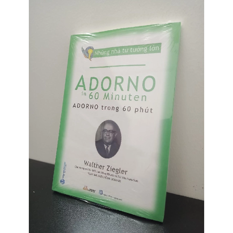 Những Nhà Tư Tưởng Lớn - Adorno Trong 60 Phút Walther Ziegler New 100% HCM.ASB0302 352153