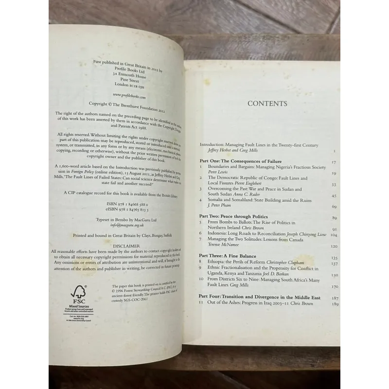 On the Fault Line - Edited by Jeffrey Herbst, Terence McNamee, and Greg Mills 729011