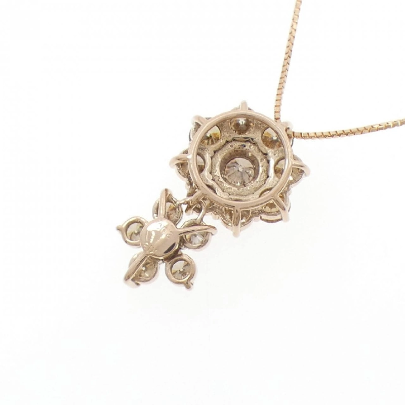 K18PG Hoa Kim Cương Dây Chuyền 2.00CT - Hàng hiệu Chính hãng 858431