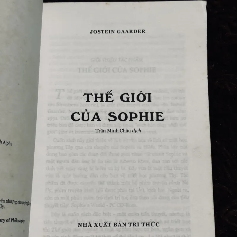 Thế giới của Sophie 932158