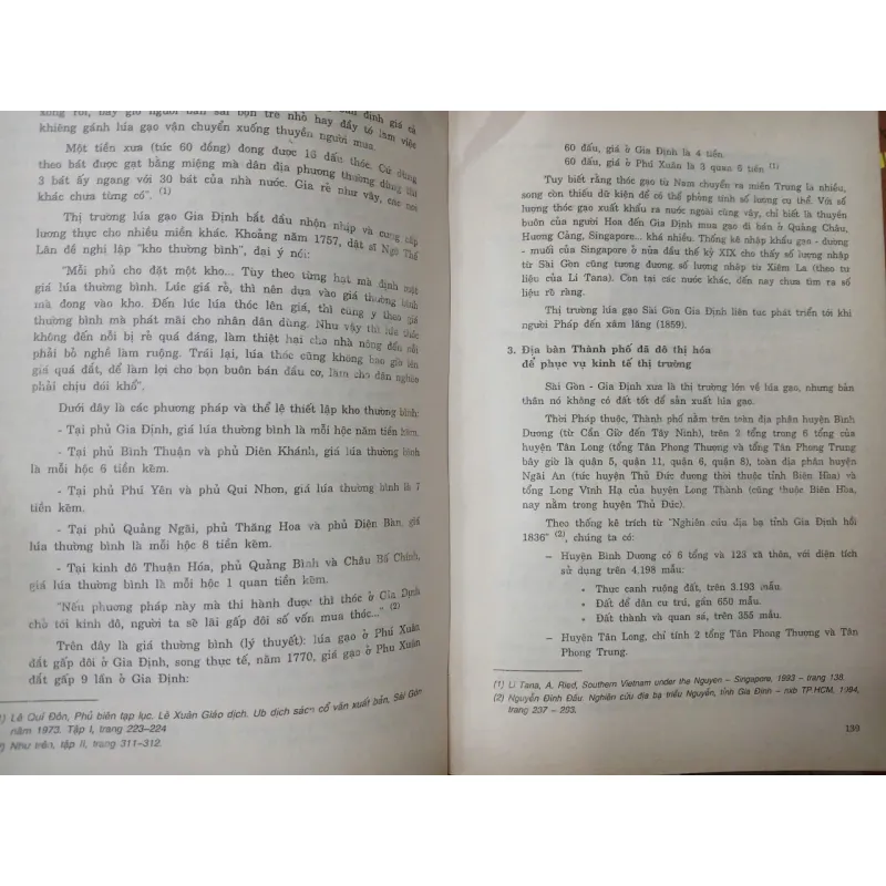 SÀI GÒN - THÀNH PHỐ HỒ CHÍ MINH 300 NĂM HÌNH THÀNH VÀ PHÁT TRIỂN 1698 - 1988 699274