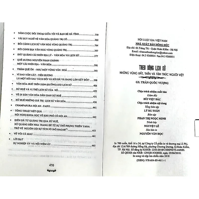 THEO DÒNG LỊCH SỬ - Những vùng đất, thần và tâm thức người Việt - GS. TRẦN QUỐC VƯỢNG 1063567