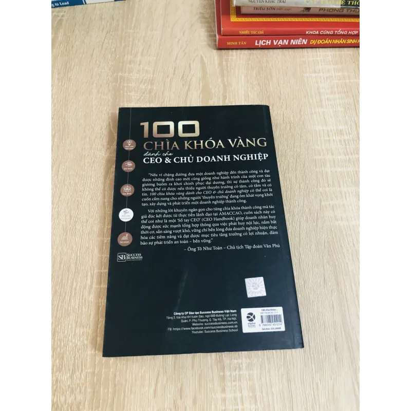 100 CHÌA KHOÁ VÀNG DÀNH CHO CEO & CHỦ DOANH NGHIỆP 1024390