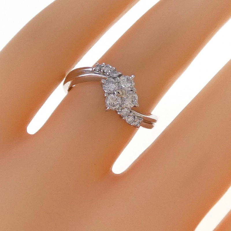 Nhẫn kim cương hoa PT900 0.50CT - Hàng hiệu Authentic 853638