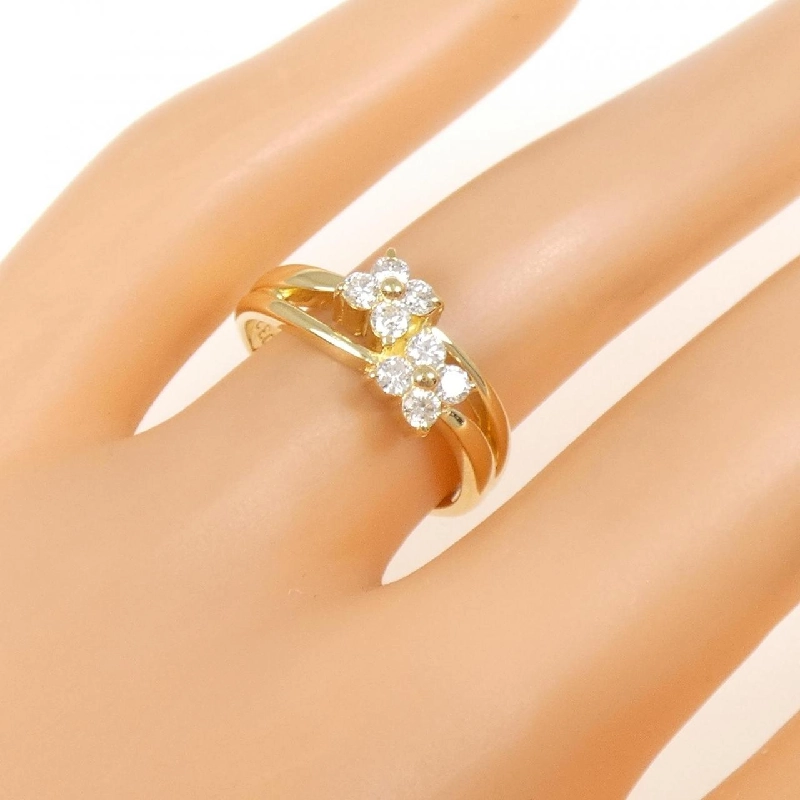 Nhẫn kim cương hoa K18YG 0.32CT - Hàng hiệu Chính hãng 849920