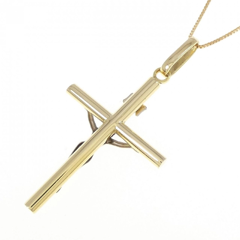 K18YG/K18WG Dây chuyền hình chữ thập - Hàng hiệu Authentic 862309