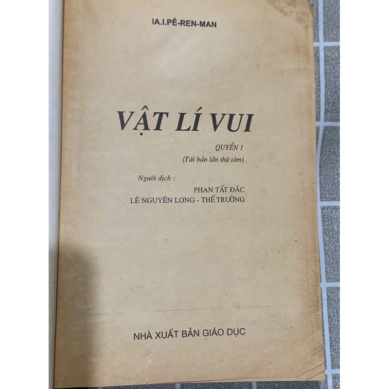 Vật lý vui - 2 tập - tái bản lần 1 431563