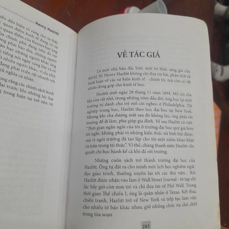 Henry Hazlitt - HIỂU KINH TẾ Q7A MỘT BÀI HỌC 370861