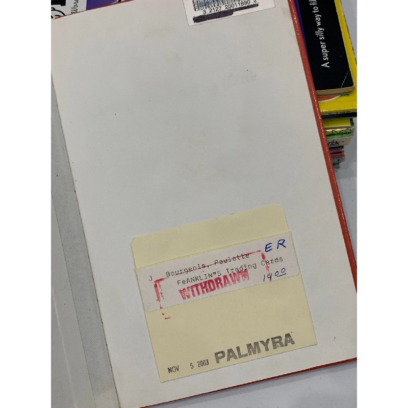 Franklin's Trading Cards – Paulette Bourgeois 762776