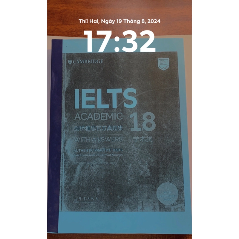 Sách IELTS CAMBRIDGE 18 223053