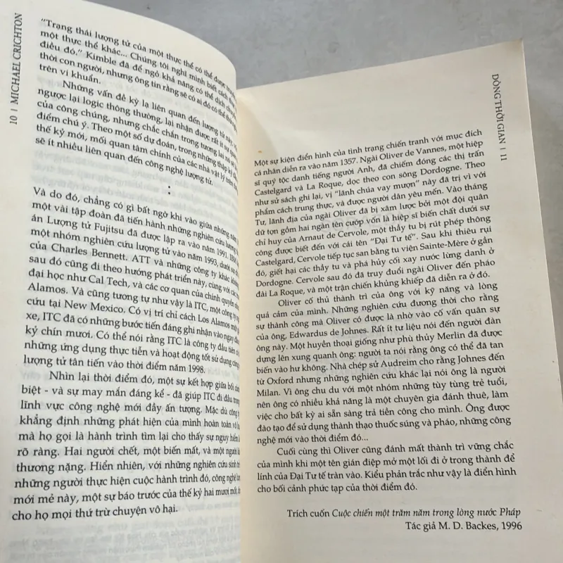 Dòng thời gian - Michael Crichton 801081