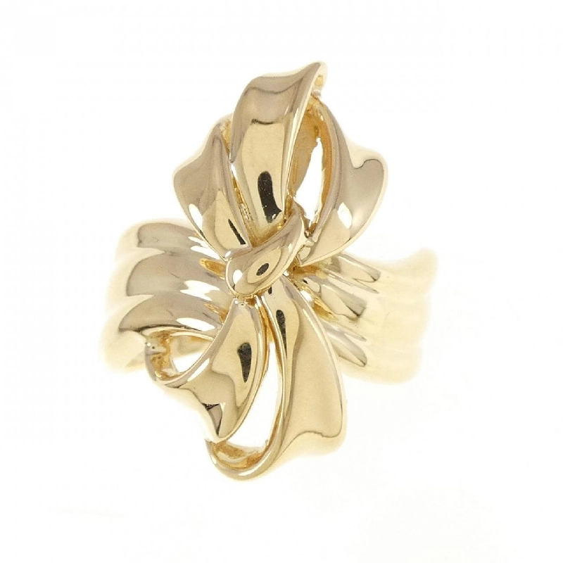 K18YG Nhẫn Ruy Băng - Hàng hiệu Chính hãng 855893