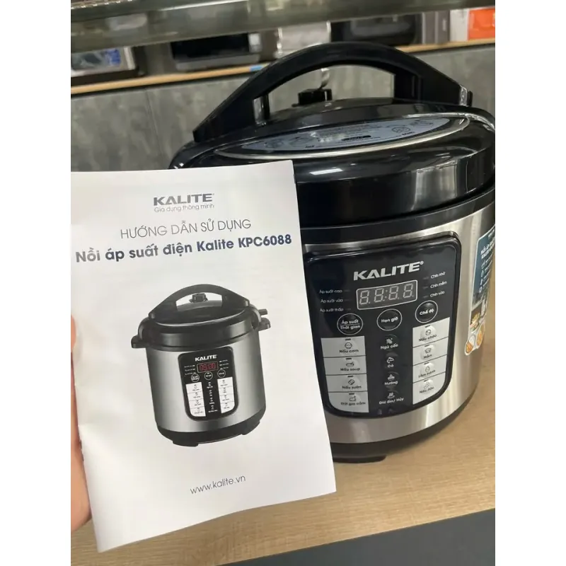 🍲 Nồi Áp Suất Kalite KPC6088 – Hầm Nhừ Nhanh, Giữ Trọn Dinh Dưỡng, Đa Năng Tiện Lợi 716038