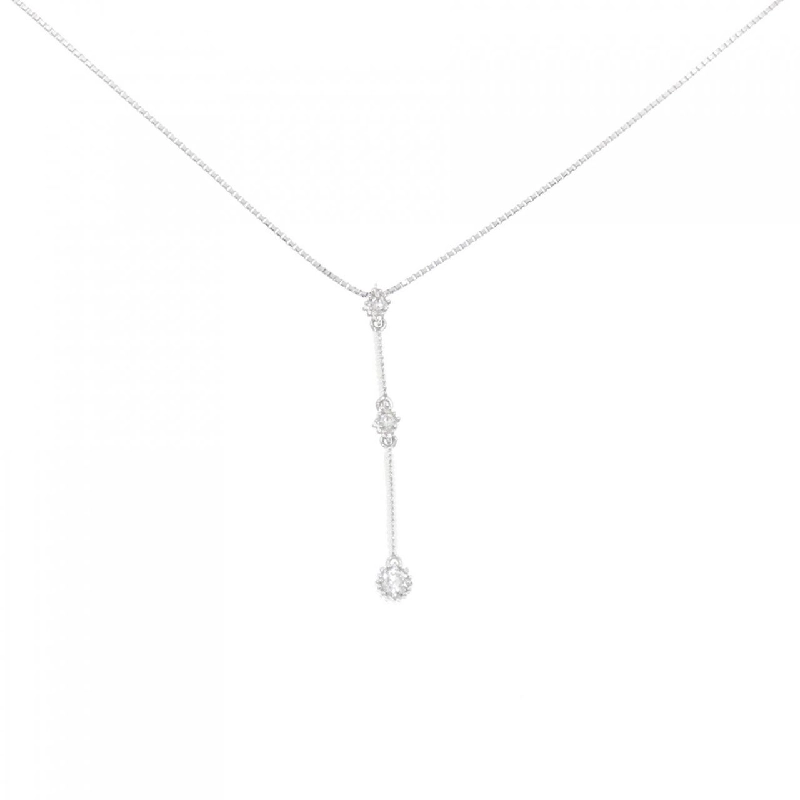 K18WG Dây chuyền kim cương 0.12CT - Hàng hiệu Chính hãng 863812