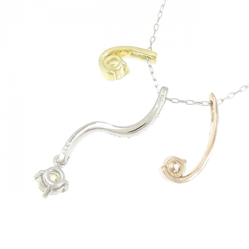 PT/K18YG/K18PG 2WAY Dây chuyền kim cương 0.56CT - Hàng hiệu Chính hãng 863183