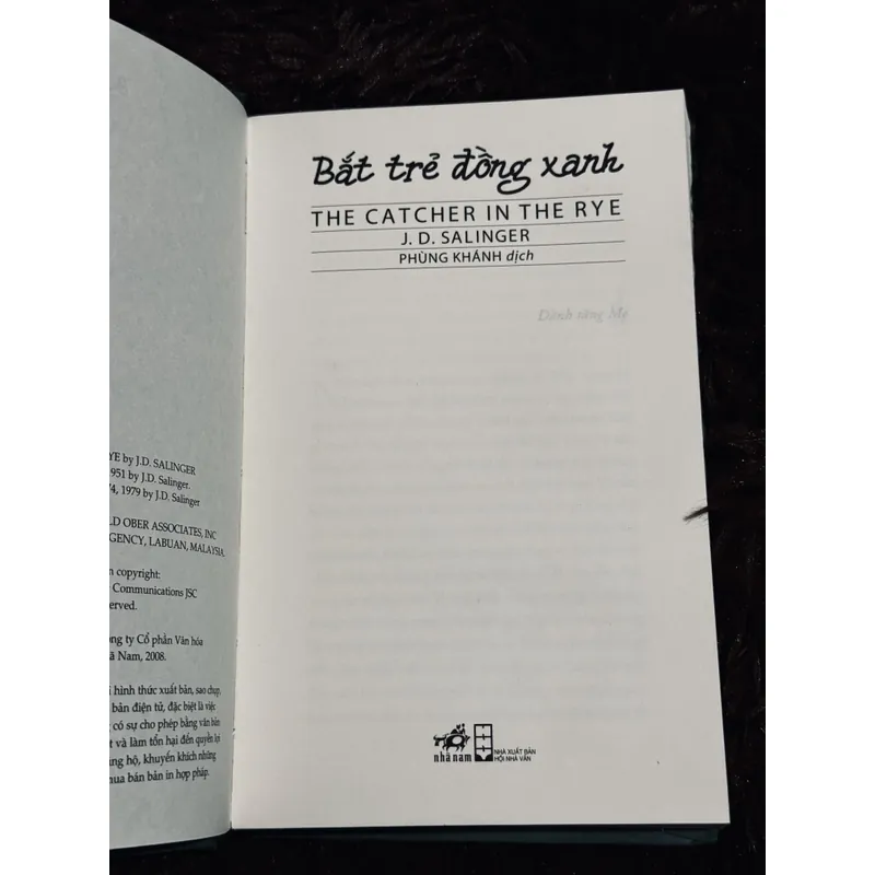 Bắt trẻ đồng xanh (bìa cứng) 708047