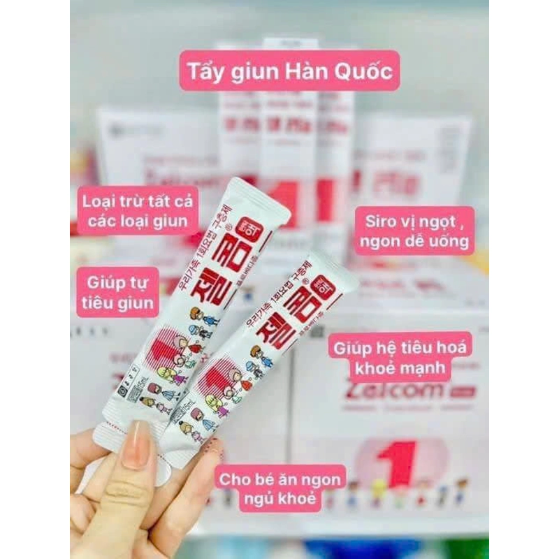 Siro Tẩy giun Zelcom Hàn Quốc Chính 314608