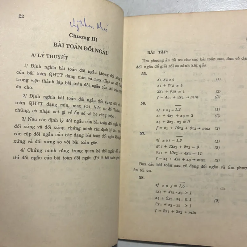 Quy hoạch tuyến tính và phương pháp petit 738843