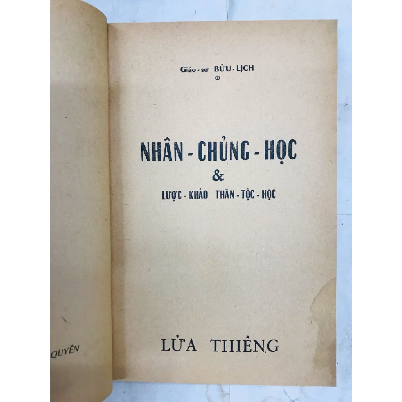 Nhân chủng học lược khảo thân tộc học - Bửu Lịch 127817