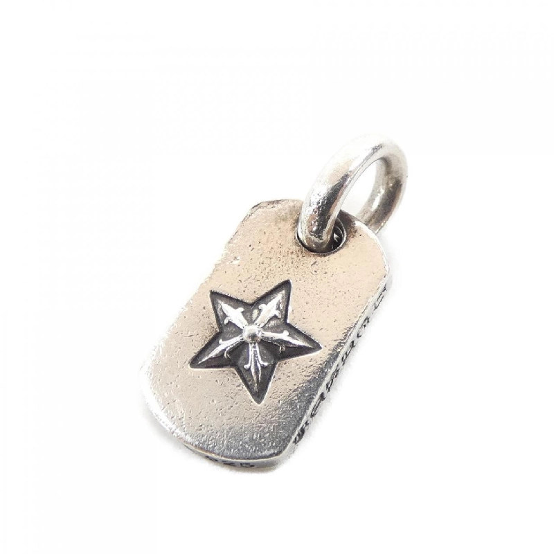 Mặt dây chuyền CHROME HEARTS DOG TAG TNY STAR 2352 304 5001 9100 - Hàng hiệu Chính hãng 901654