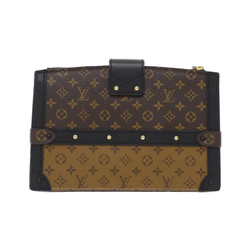 Túi xách đeo vai Louis Vuitton Monogram Reverse Trunk Clutch M43596 612081