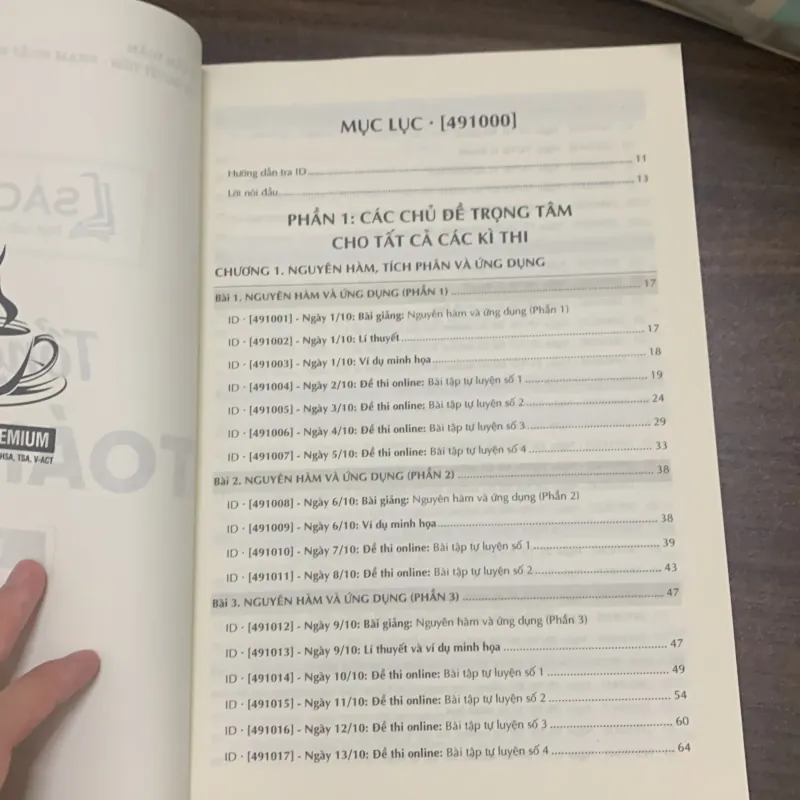 Sách Tổng Ôn Toán 12 tập 2 moonbook new 100% 750782