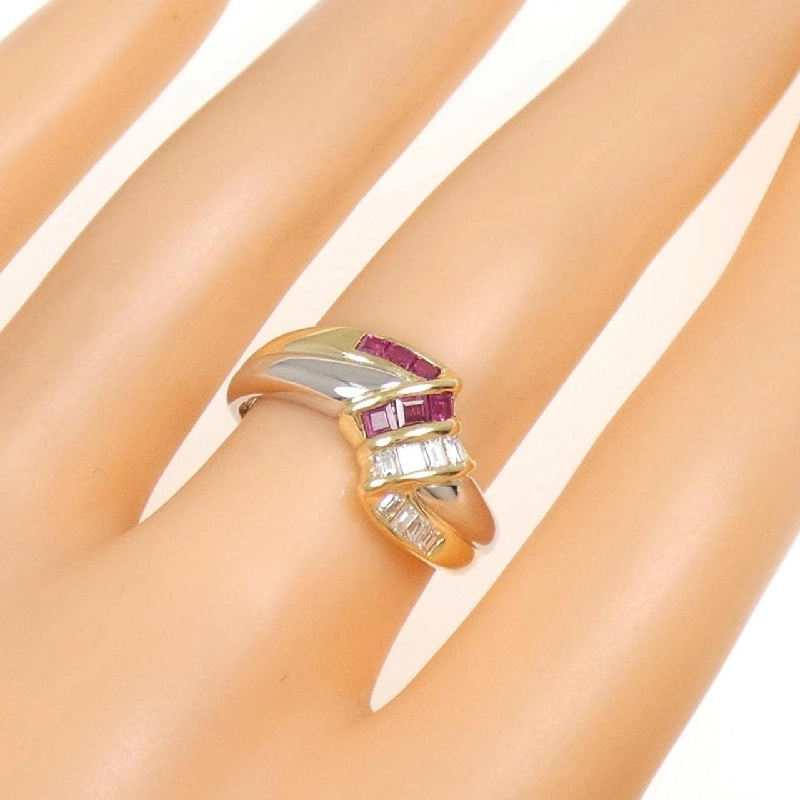 Nhẫn Ruby PT900/K18YG 0.40CT - Hàng hiệu Chính hãng 854823