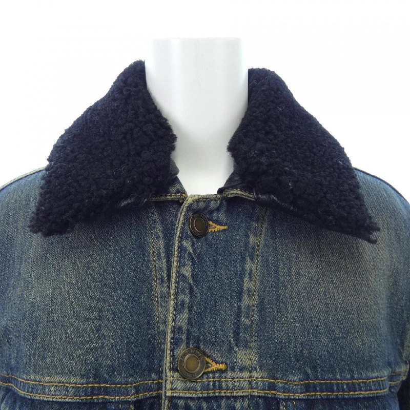 SAINT LAURENT 578147 YV868 Áo khoác denim - Hàng hiệu Authentic 823129