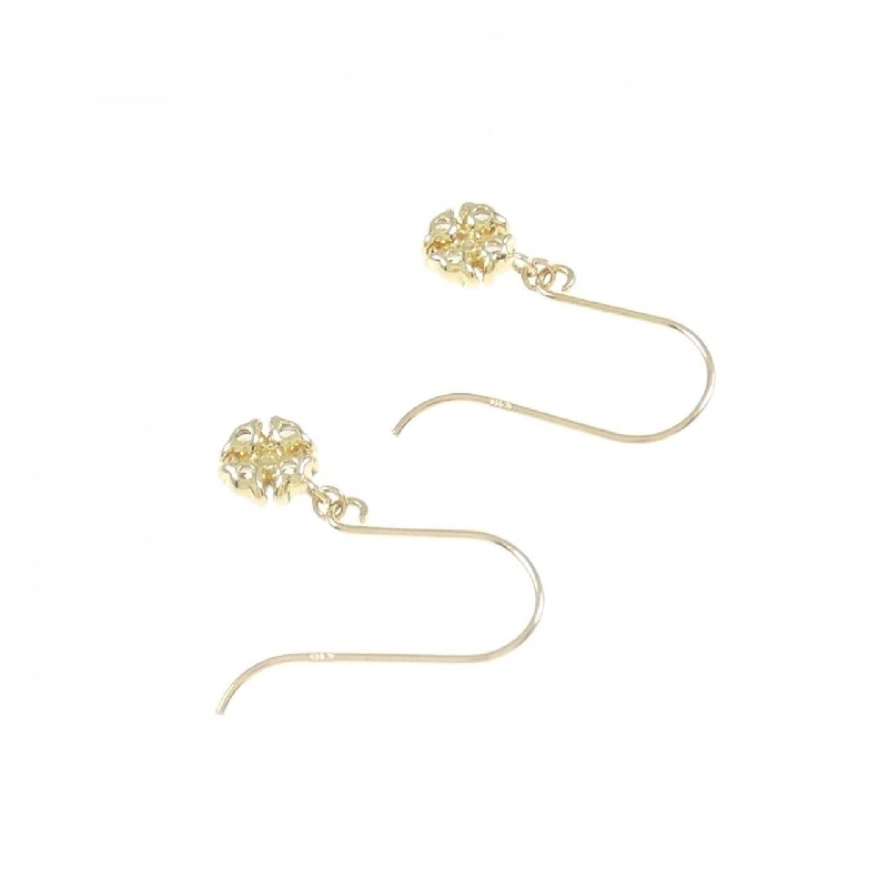 K18YG Bông tai hoa kim cương - Hàng hiệu Authentic 869735