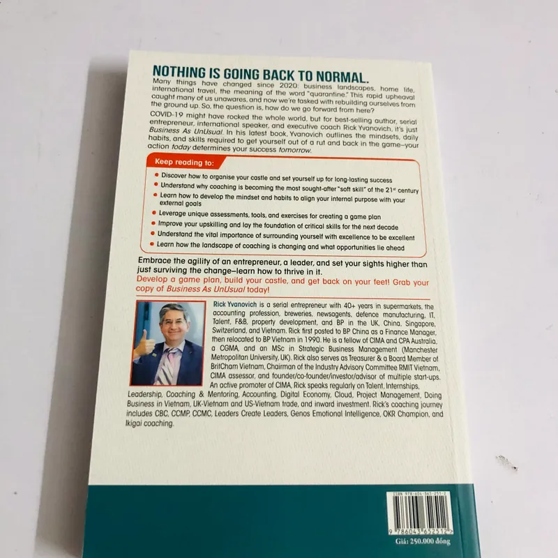 📖 BUSINESS AS UNUSUAL – Rick Yvanovich 330 trang, NXB 2024 564043