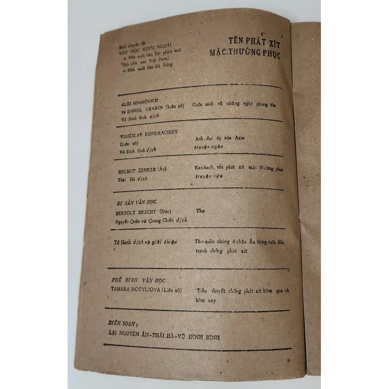 Thơ, truyện ngắn, truyện vừa & tiểu thuyết, tất cả trong 1q TÊN PHÁT XÍT MẶC THƯỜNG PHỤC 788310