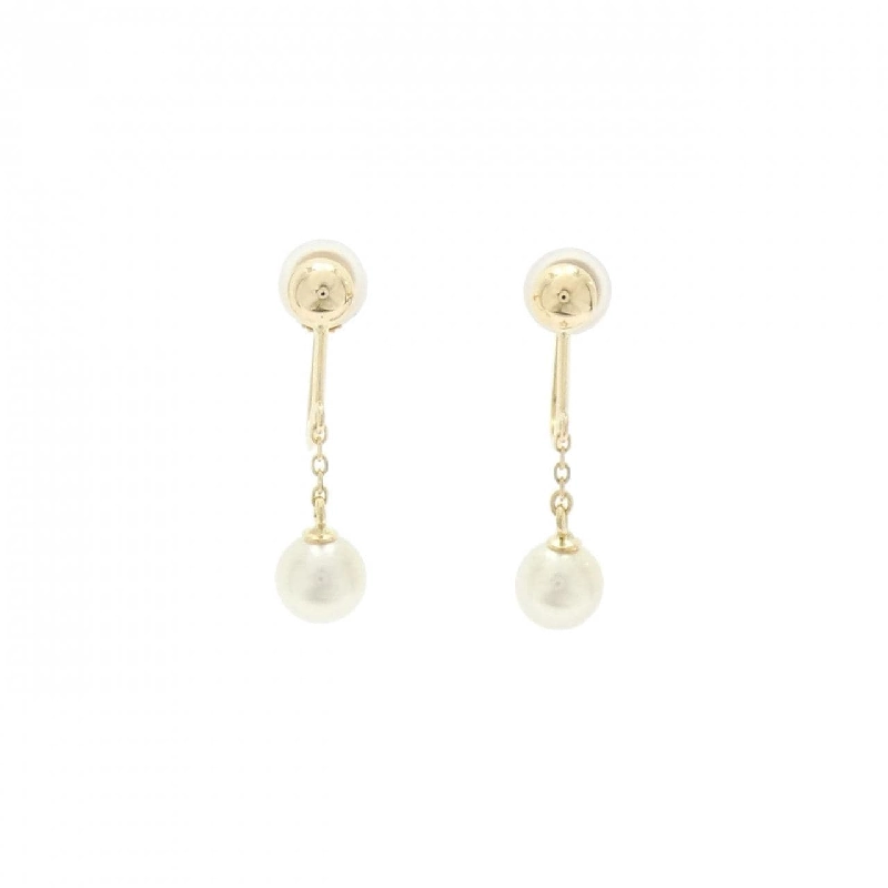 Bông tai ngọc trai Akoya K18YG 5.5mm - Hàng hiệu chính hãng 872995