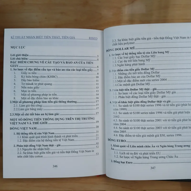 Kĩ Thuật Nhận Biết Tiền Thật, Tiền Giả - TS. Phan Văn Tính chủ biên 761079