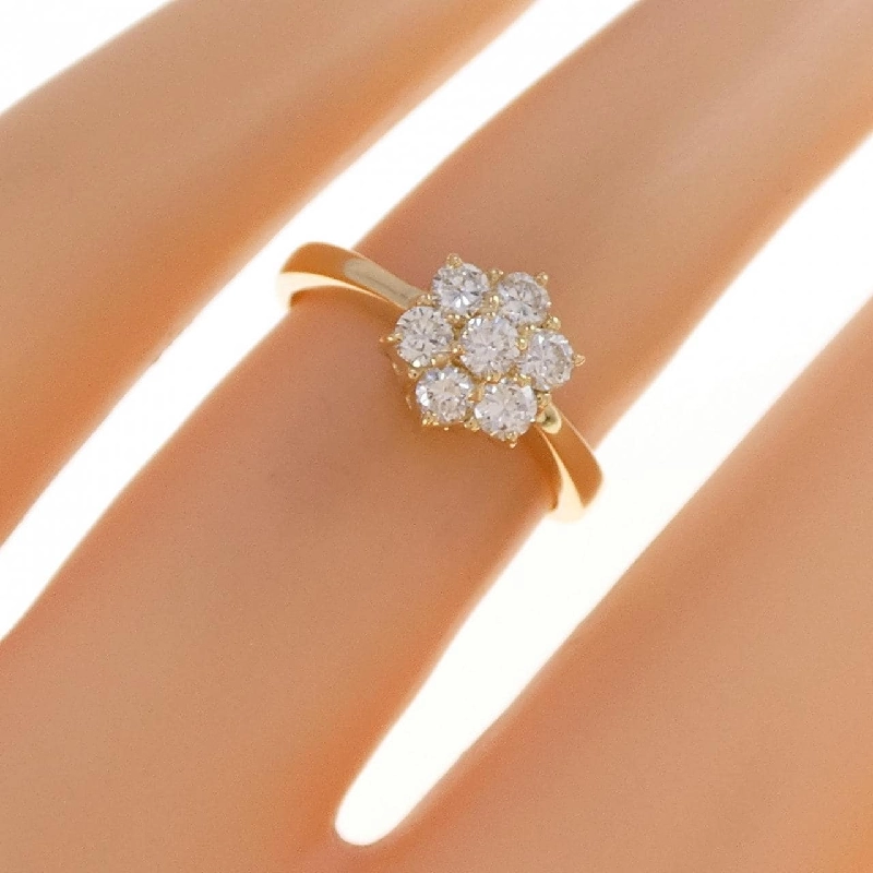 Nhẫn kim cương K18YG 0.36CT 668485