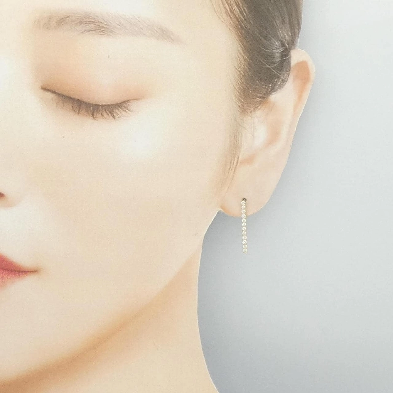 K18YG Bông tai kim cương 0.40CT - Hàng hiệu Chính hãng 865518