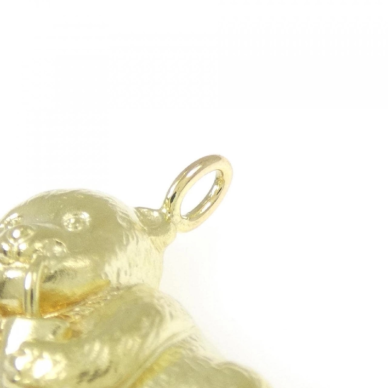 K18YG Gấu Kim Cương Mặt Dây 0.02CT - Hàng hiệu Chính hãng 865317