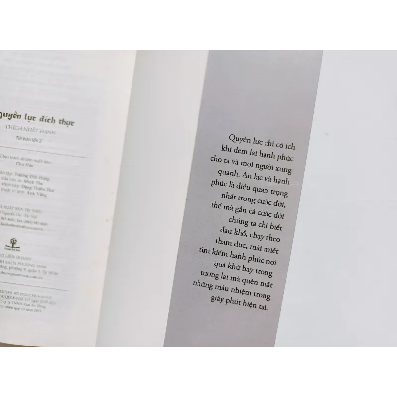 Quyền Lực Đích Thực - Thích Nhất Hạnh  974955