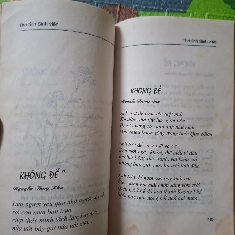 Thơ Tình Sinh Viên 1018665