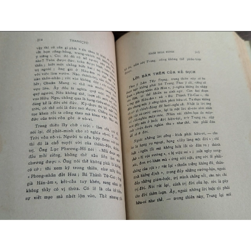 Trang Tử nam hoa kinh - Nhượng Tống dịch 121619