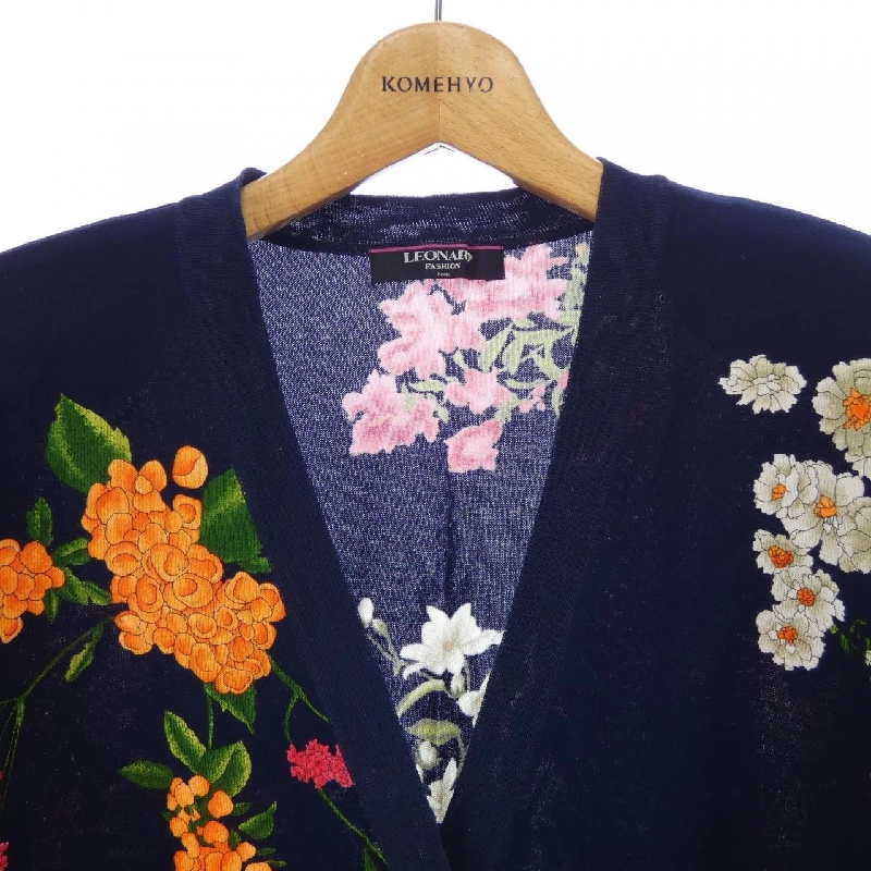 【Vintage】Thời trang Leonar LEONARD FASHION Áo khoác cardigan 639274