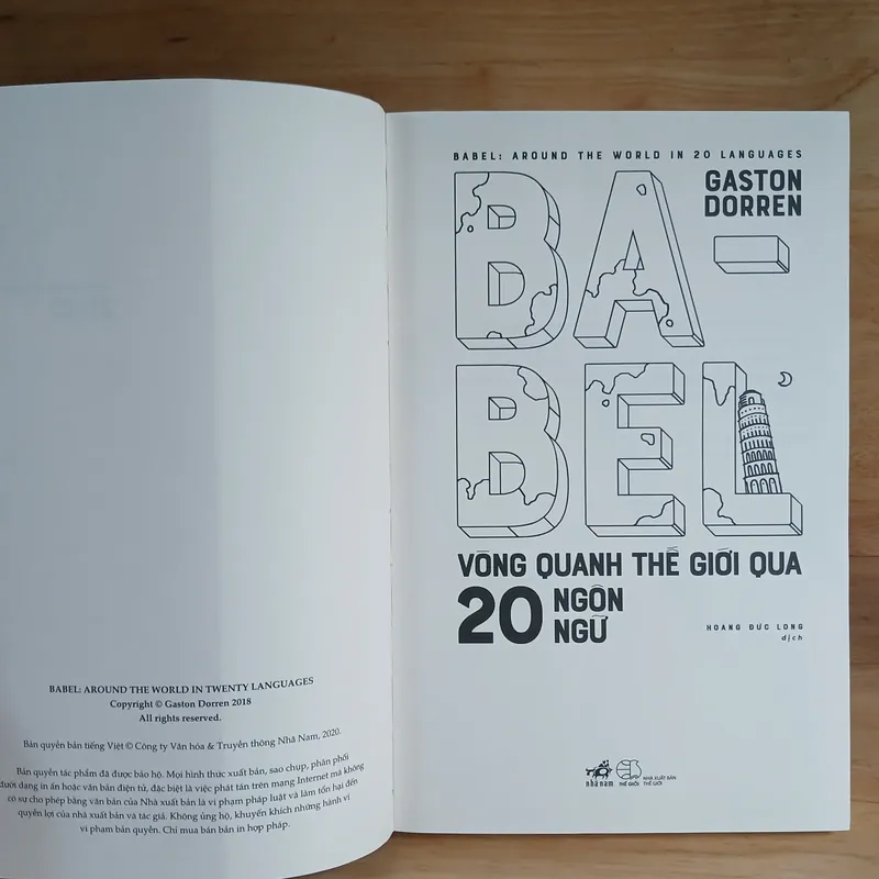BABEL: Vòng Quanh Thế Giới Qua 20 Ngôn Ngữ - Gaston Dorren 675172
