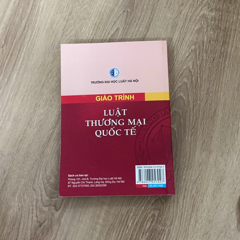 Giáo trình luật thương mại quốc tế - Trường đại học luật 477402