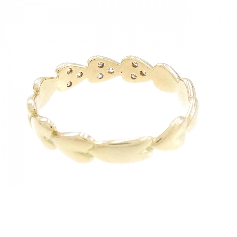 Nhẫn kim cương hình trái tim K18YG 669533