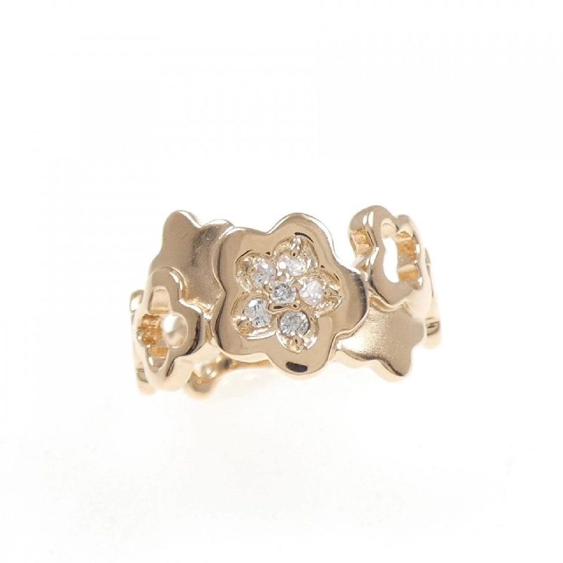 Nhẫn hồng ngọc hoa K18PG 0.05CT 670338