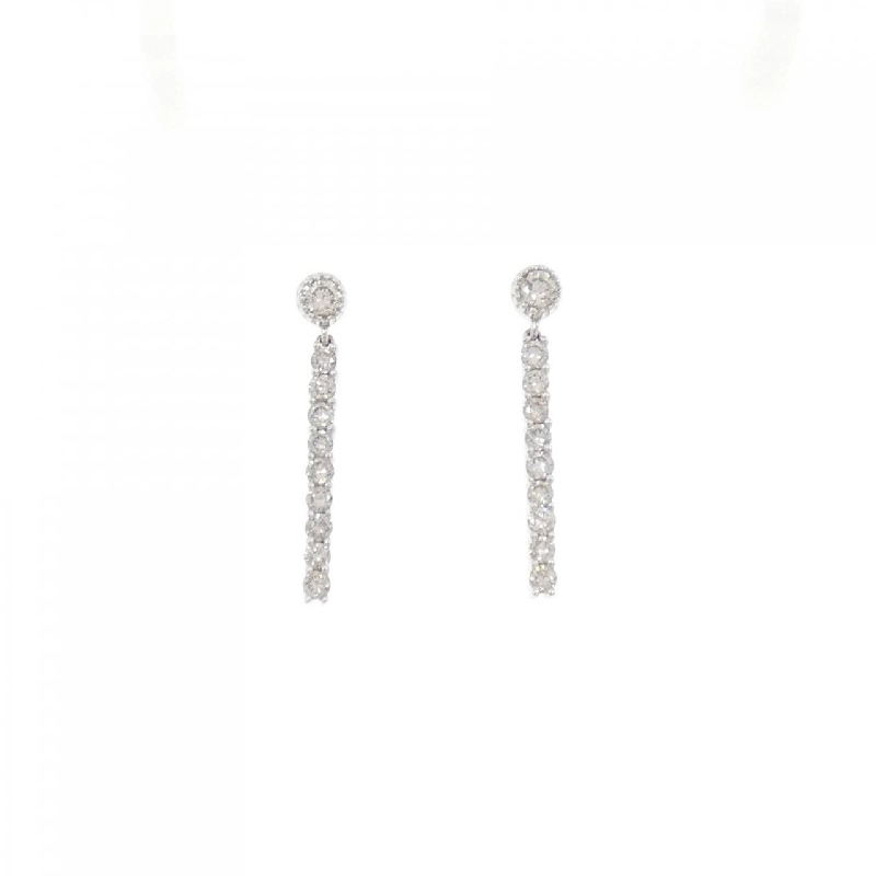 K18WG Bông tai kim cương 0.50CT - Hàng hiệu Chính hãng 870286