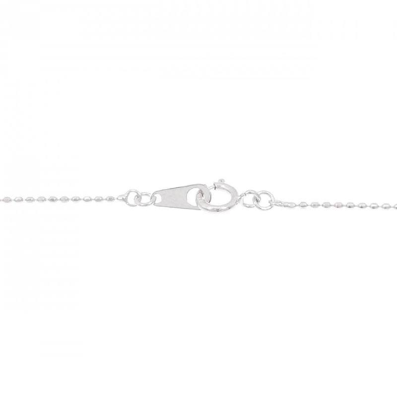 K18WG Dây chuyền hình trái tim đá màu - Hàng hiệu Authentic 866033