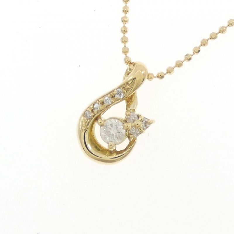 Dây chuyền kim cương K18YG/750YG 0.15CT - Hàng hiệu Chính hãng 864180