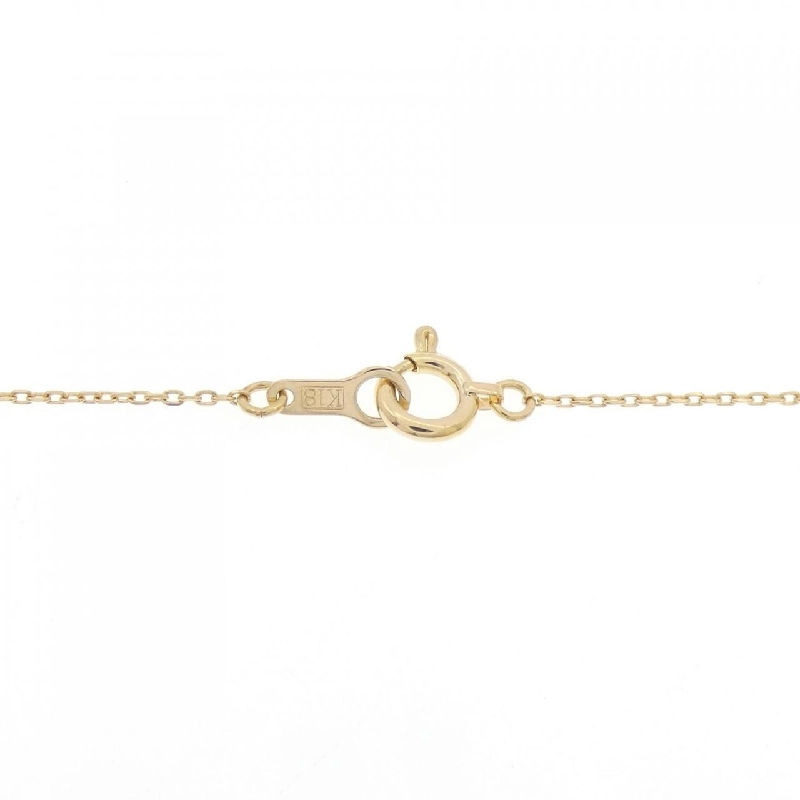 K18YG Chữ cái M Dây chuyền - Hàng hiệu Chính hãng 859343