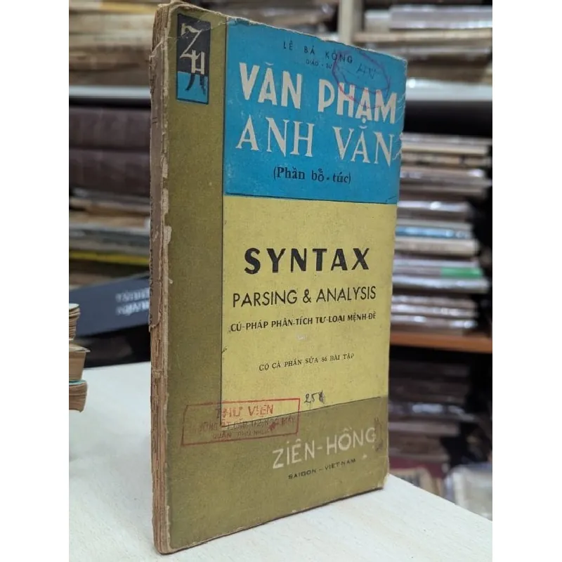 Văn phạm anh văn phần bổ túc - Lê Bá kông 700813